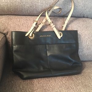 MK Black leather bag